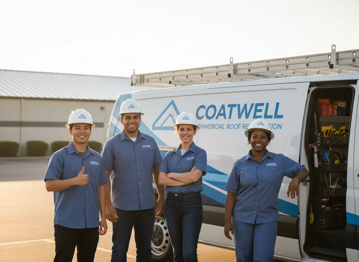Commercial roof coating company in Sun City, KS